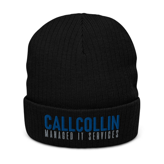 CallCollin Ribbed Beanie - 3D Embroidered